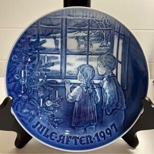 1997 Bing & Grondahl Plate COUNTRY CHRISTMAS Joergen Nielsen B&G